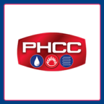 Phcc logo - MET Plumbing is a member of the Plumbing-Heating-Cooling Contractors Association